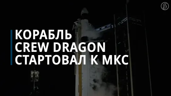 Корабль Crew Dragon с российским космонавтом Гребенкиным стартовал к МКС