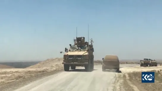 Some footage of SDF Operation in DeirEzzor. Iraqi Army position spotted in the distance. - - U.S SOF vehicle also spotted later