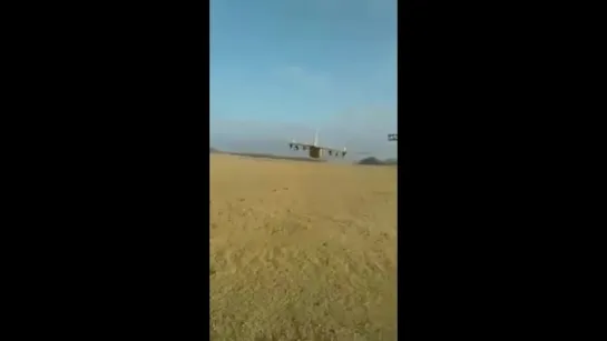 Saudi C130 low pass fly