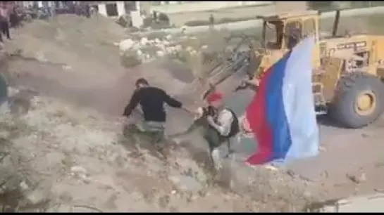 Pt. Moment when Russian forces entered N. Homs enclave, de facto surrendering the pocket.