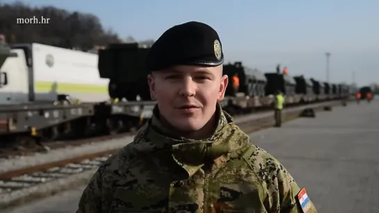 Borbena tehnika OS RH transportom HŽ-a upućena u Litvu