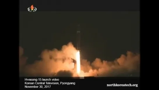 Hwasong 15_화성15_火星15型 launch images and video