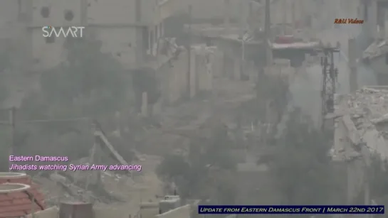 Syrian Army fight back in al-Qaboun _ March 22nd 2017 _ Eastern Damascus