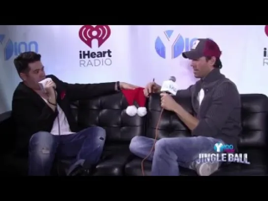 Interview with Mack Backstage at Y100's Jingle Ball 2013