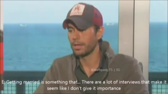 Enrique Iglesias Entrevista Sobre Matrimonio e Hijos (English Subtitles)