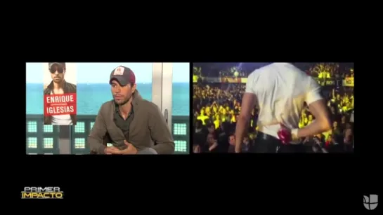 Enrique Iglesias Interview For Primer Impacto