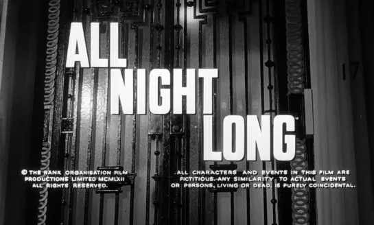 Basil Dearden "All Night Long" 1962