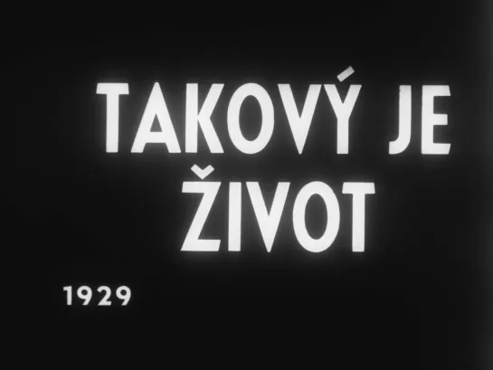 Carl Junghans "Takový je zivot" 1929