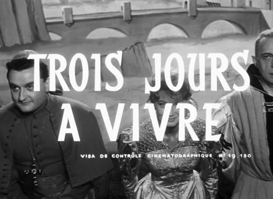 Gilles Grangier "Trois jours a vivre" 1957