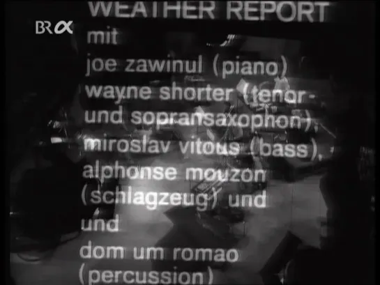 Weather Report - NDR-Workshop, rec. September 3, 1971 Funkausstellung, Berlin