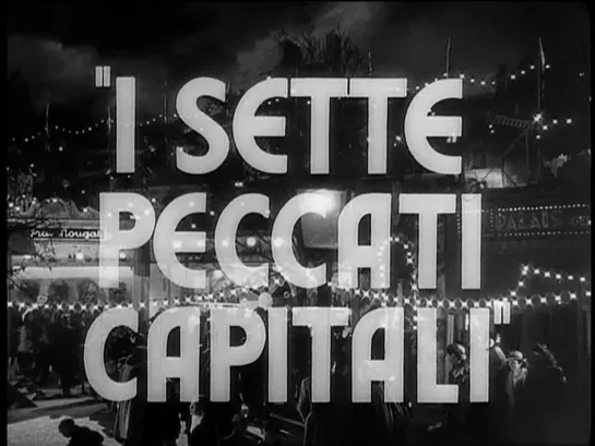 Yves Allégret "I sette peccati capitali (Les Sept Péchés capitaux)" 1952 versione italiana