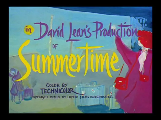 David Lean "Summertime" 1955