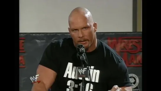 Wrestlemania 14 press conference (Stone Cold Steve Austin, Shawn Michaels, Mike