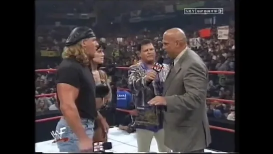 WWF - 08.09.1999 - Raw - Jesse Ventura, Triple H, Chyna, Shawn Michaels & Jerry Lawler  - Segments.