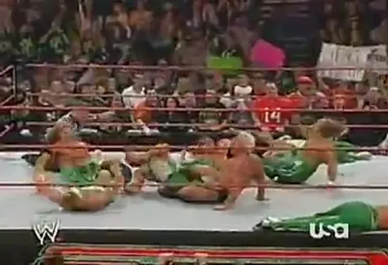 DX + Ric Flair vs. The Spirit Squad WWE Raw Tag Team Match 27.11.2006.