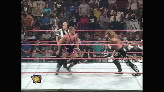 FULL-LENGTH MATCH - Raw - Shawn Michaels vs.Owen Hart - Title vs. Title Match.