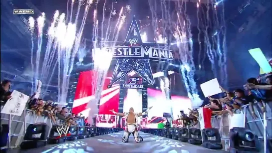 Shawn Michaels' 25th Anniversary of WrestleMania Entrance.