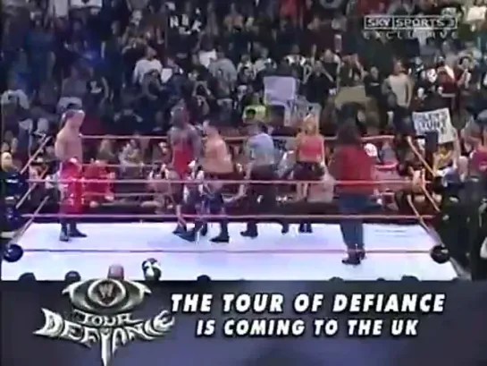 Chris Benoit, Shawn Michaels, Mick Foley & Shelton Benjamin vs Evolution