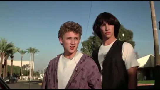 Невероятные приключения Билла и Теда / Bill & Ted's Excellent Adventure, (1989) комедия приключения дети в кино класс