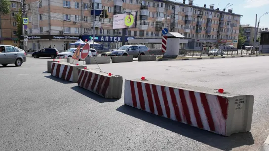 В Самаре перекрыли движение по улице Гагарина от Революционной в сторону центра города.