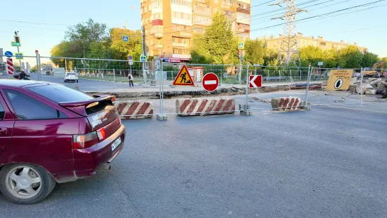 В Самаре частично перекрыли движение по улице Гагарина.