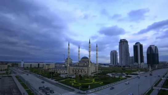 Grozny in time lapse.