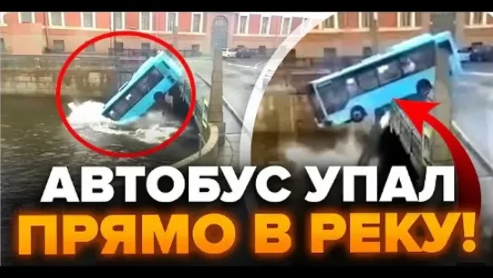 Автобус упал в реку - виноват Комитет по транспорту СПБ