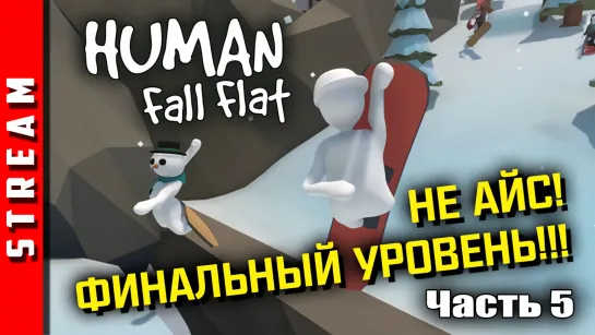 Стрим | Human: Fall Flat (+Fight'N Rage). Хо-хо-хо... Холодно, блин! Часть 5. (EFP)