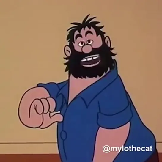 Brutus from Popeye as The Notorious B.I.G. rapping the classic «It's All About the Benjamins» (Video by Mylo the Cat) (2019)