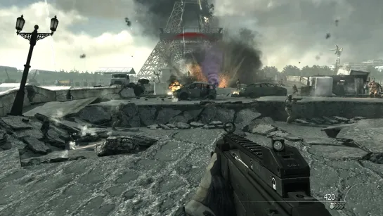 Call of Duty Modern Warfare 3.Прохождение часть 10.Падение Эйфелевой башни