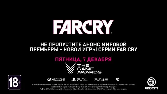 Far Cry _ Game Awards 2018 - Тизер