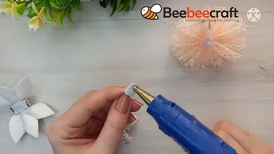 Как Сделать красивые резиночки для  девочек_DIY Beebeecraft.com