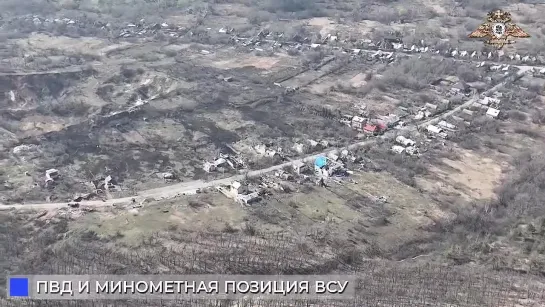 📹Минометчики 87 полка  разнесли ПВД и минометные позиции противника на Авдеевском направлении. Расчет БЛА 87 полка 1 Донецкого