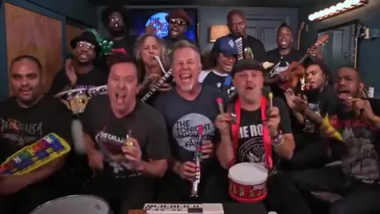 Jimmy Fallon, Metallica  The Roots Sing Enter Sandman (Classroom Instruments)