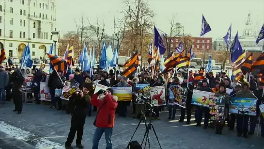 Выступление Сажи Умалатовой на митинге НОД "Россия и Украина - единый народ!" (19.01.2014)