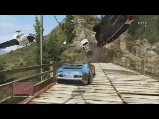 "Погоня" GTA V (Уровень БОГ)