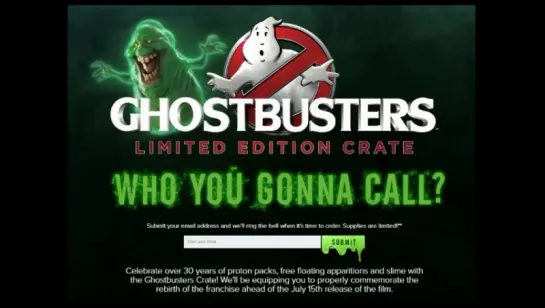 Ghostbusters Limited Edition Crate by www.lootcrate.com