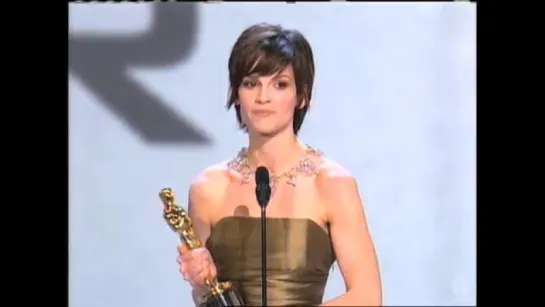 Hilary Swank Wins Best Actress- 2000 Oscars