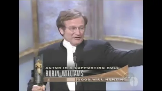 Robin Williams Wins Supporting Actor- 1998 Oscars