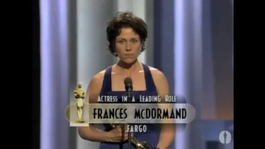 Frances McDormand winning Best Actress