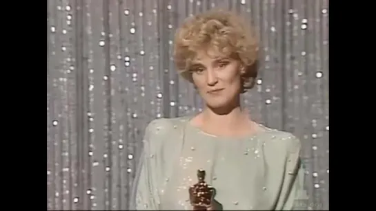 Jessica Lange Wins Supporting Actress- 1983 Oscars