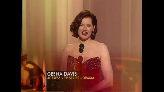 Geena Davis Wins Best Actress TV Series Drama - Golden Globes (2006)