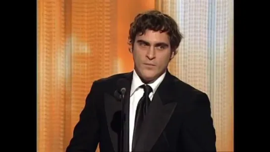 Joaquin Phoenix Wins Best Actor Motion Picture Musical or Comedy - Golden Globes (2006)