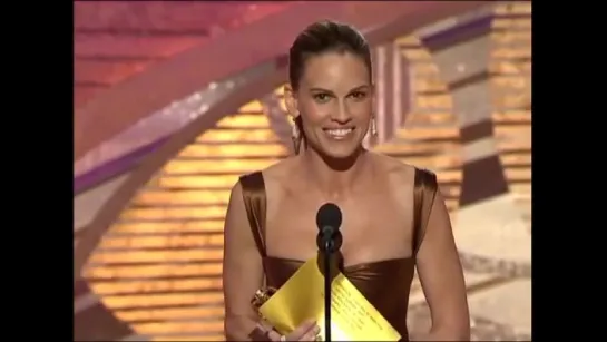 Hilary Swank Best Actress Motion Picture Drama Golden Globes (2005)