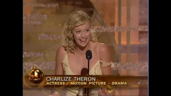 Charlize Theron Wins Best Actress Motion Picture - Golden Globes 2004