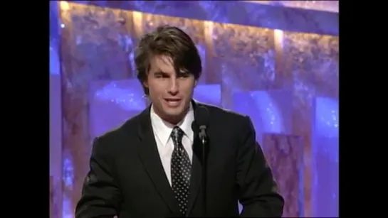 Tom Cruise Wins Best Actor in a Motion Picture Musical or Comedy - Golden Globes (1997)