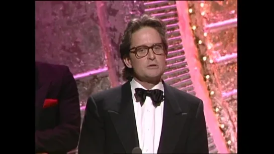 Michael Douglas Wins Best Actor in Motion Picture Drama - Golden Globes (1988)