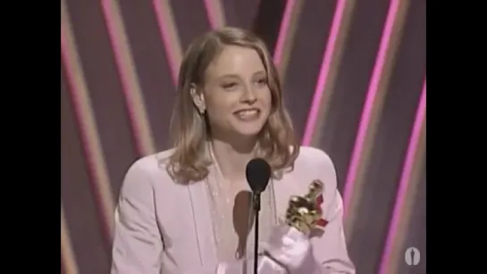 Jodie Foster Wins Best Actress- 1992 "Oscars"