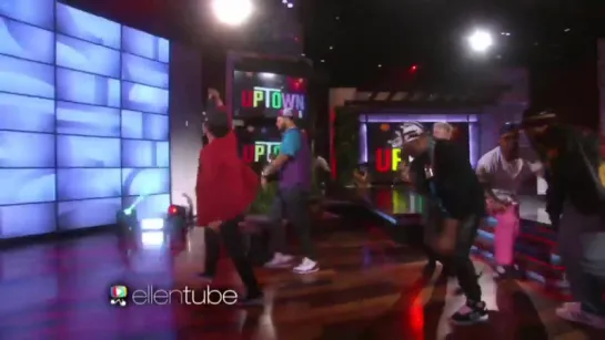 Bruno Mars & Mark Ronson - Uptown Funk (live, The Ellen Show)