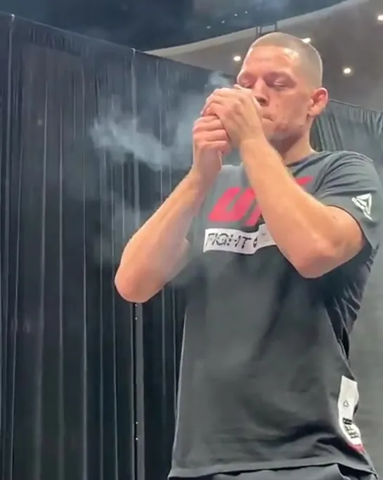 Nate Diaz открытая тренировка )